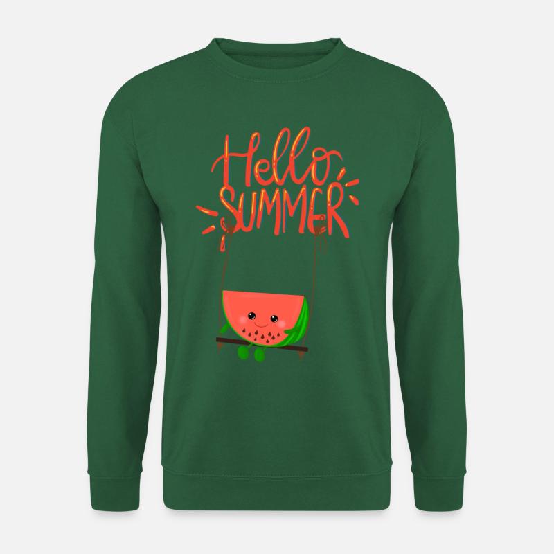 Hello Summer Melon - Unisex Sweatshirt - green