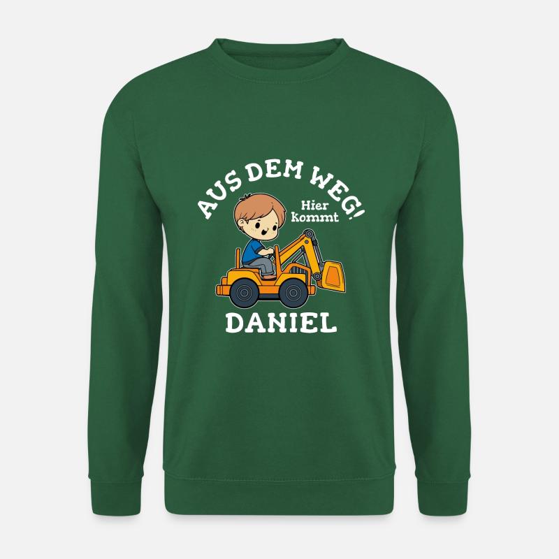 Daniel Vorname Bagger - Unisex Pullover - Grün