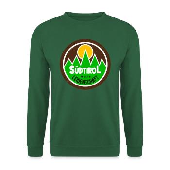 Südtirol Meine Leidenschaft Dolomiten Berge - Unisex Pullover - Grün - Vorne