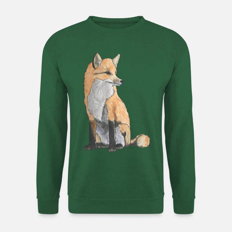 Rot Fuchs - Unisex Pullover - Grün