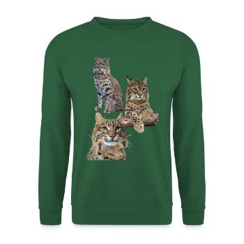 Lynx - Sweat-shirt Unisexe - vert foncé - Devant