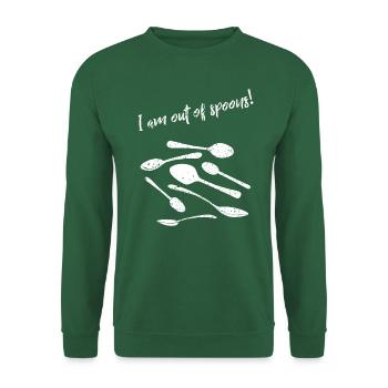no Spoons2 - Unisex Sweatshirt - green - Front