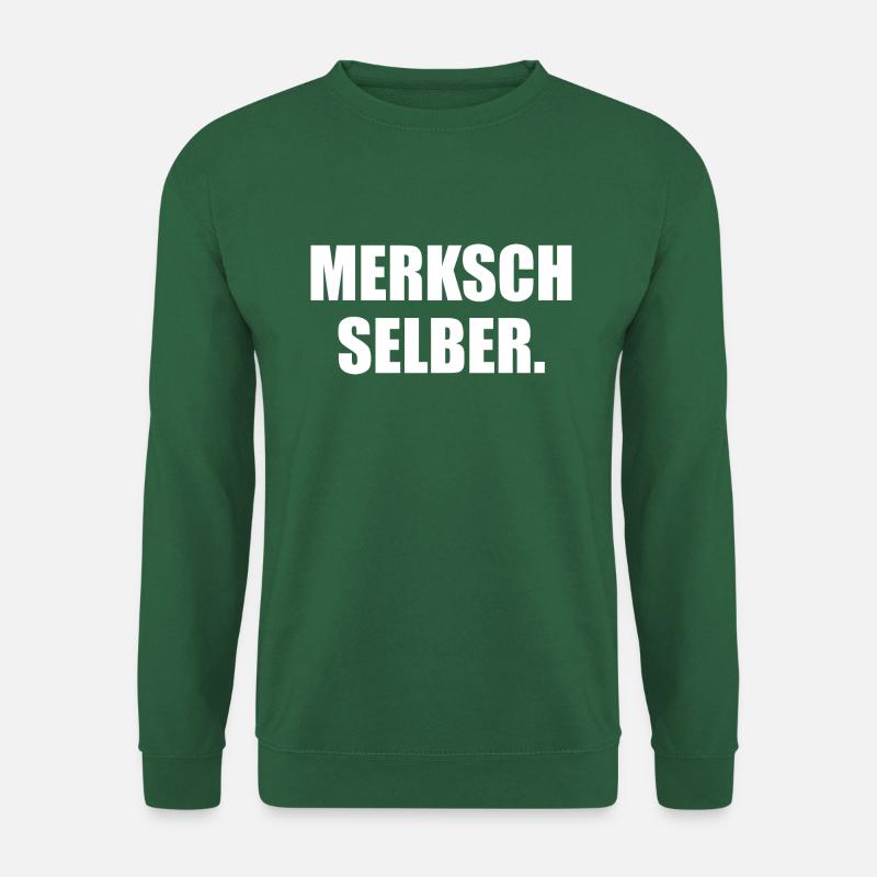 MERKSCH SELBER - Unisex Pullover - Grün