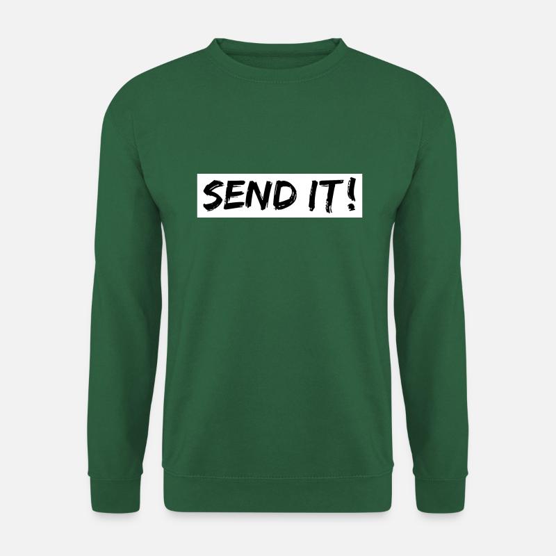 send it - Unisex Pullover - Grün