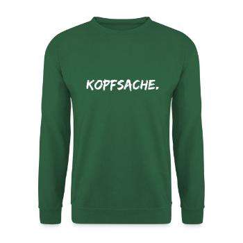 kopfsache - Unisex Pullover - Grün - Vorne