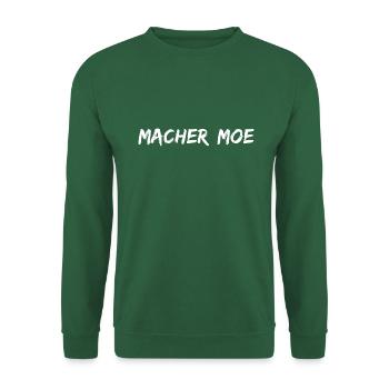 MACHER MOE - Unisex Pullover - Grün - Vorne