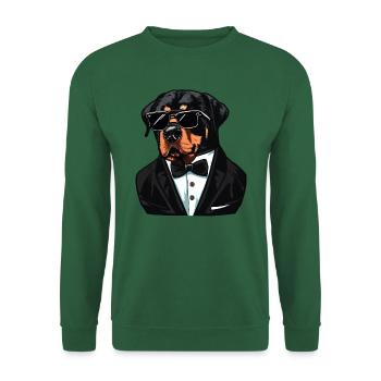 Rottweiler La Mignonne - Sweat-shirt Unisexe - vert foncé - Devant