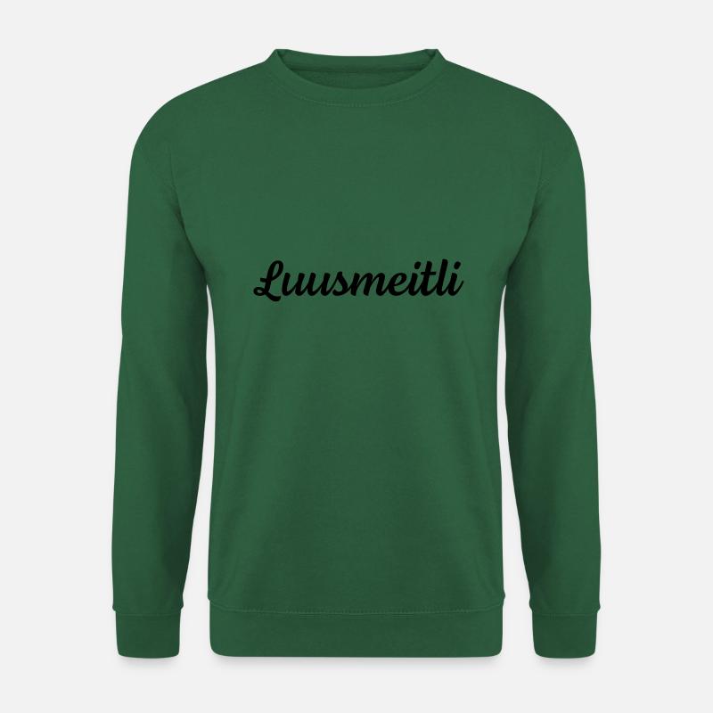 Luusmeitli | Schweizerdeutsch Kind Mädchen Teenie - Unisex Pullover - Grün