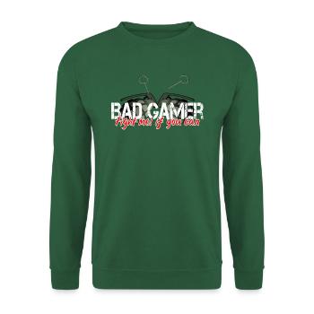 Bad Gamer - Unisex Pullover - Grün - Vorne