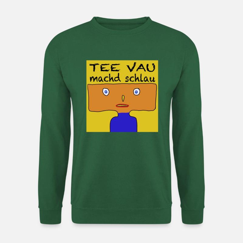 "TV macht schlau" © Color-Head - Unisex Pullover - Grün
