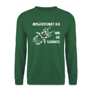 Ich habe die schönste Vogelspinne - Spinnenfreund - Unisex Pullover - Grün - Vorne