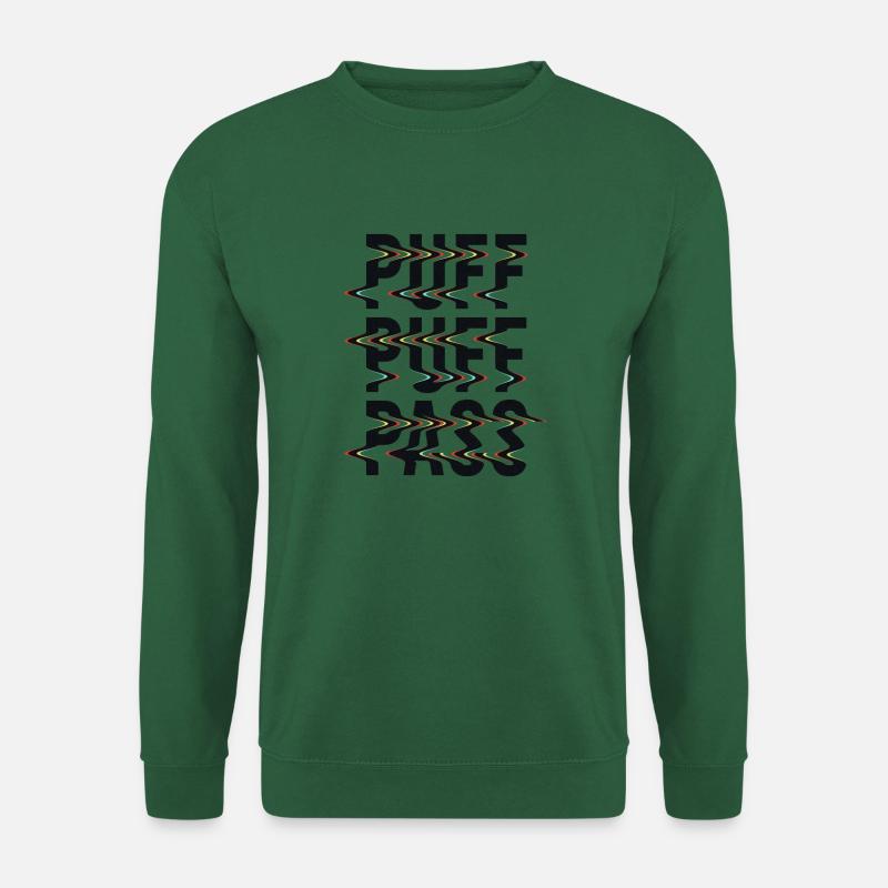 Puff Puff Pass - Unisex Pullover - Grün
