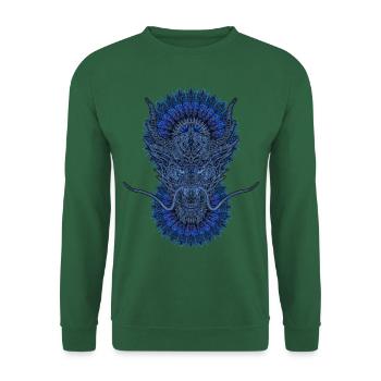 2024 Kaleidoscope Dragon 53 - Unisex Sweatshirt - green - Front