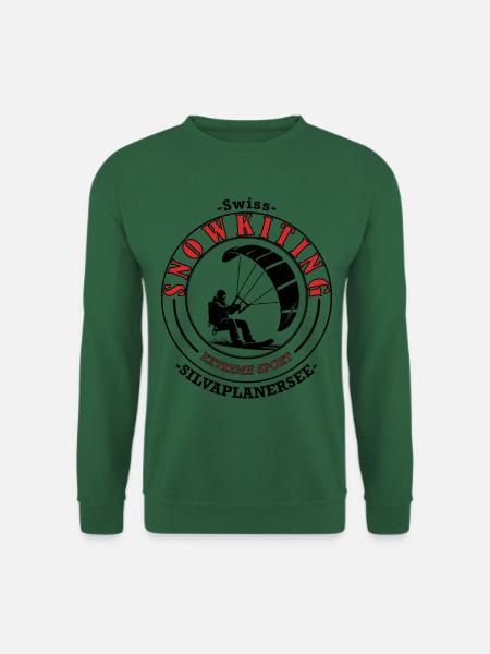 Swiss Snowkiting Red - Unisex Pullover - Grün