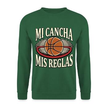 Ma cour Mes règles - Sweat-shirt Unisexe - vert foncé - Devant