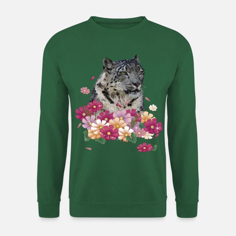 Snow leopard - Unisex Sweatshirt - green