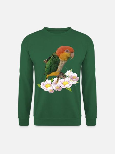 The orange-headed caique - Unisex Sweatshirt - green