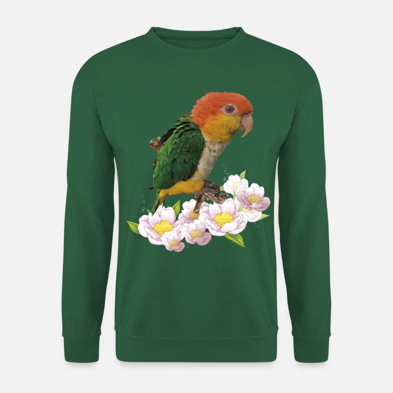 The orange-headed caique - Unisex Sweatshirt - green