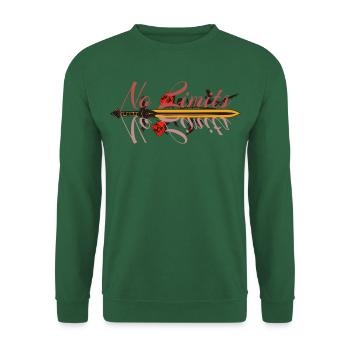 No Limits - Conception sans limites - Sweat-shirt Unisexe - vert foncé - Devant