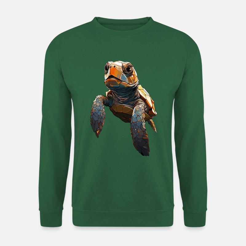 Sea Turtle - Unisex Pullover - Grün
