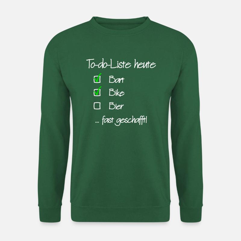 ToDo Bart Bike Bier - Unisex Pullover - Grün