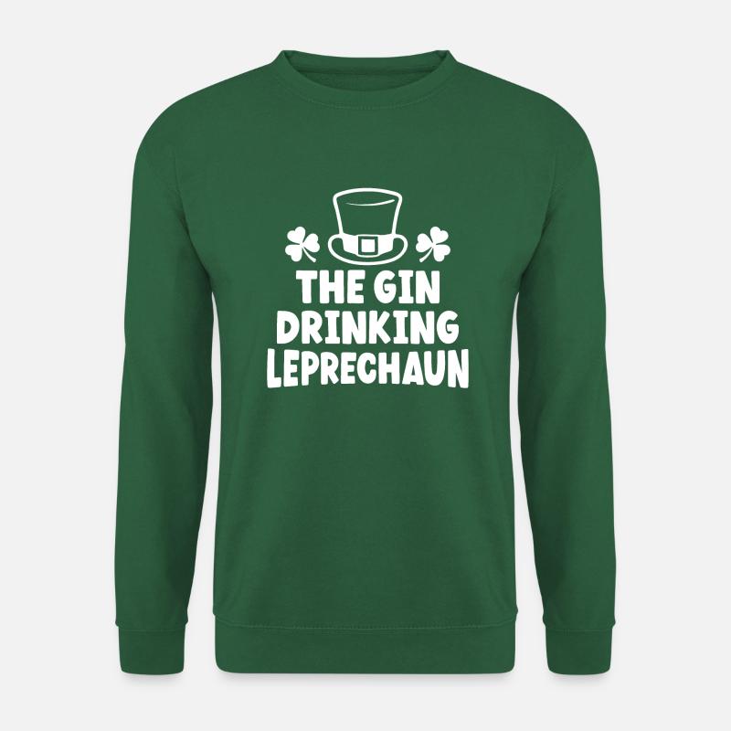 The Gin Drinking Leprechaun - Unisex Sweatshirt - green