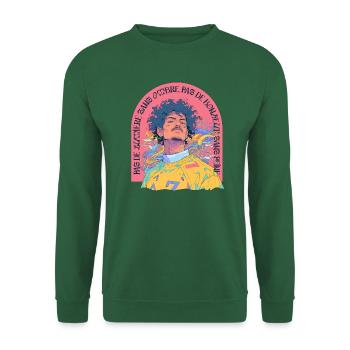Rap Bboy Licht und Schatten - Unisex Pullover - Grün - Vorne