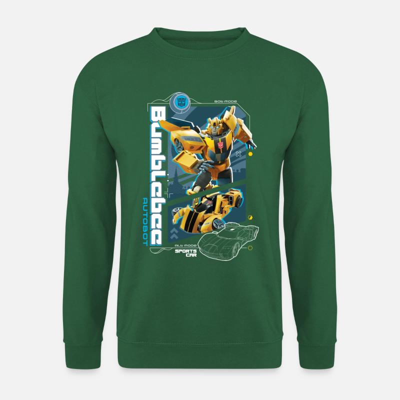 Transformers Earth Spark Autobot Bumblebee - Sweat-shirt Unisexe - vert foncé