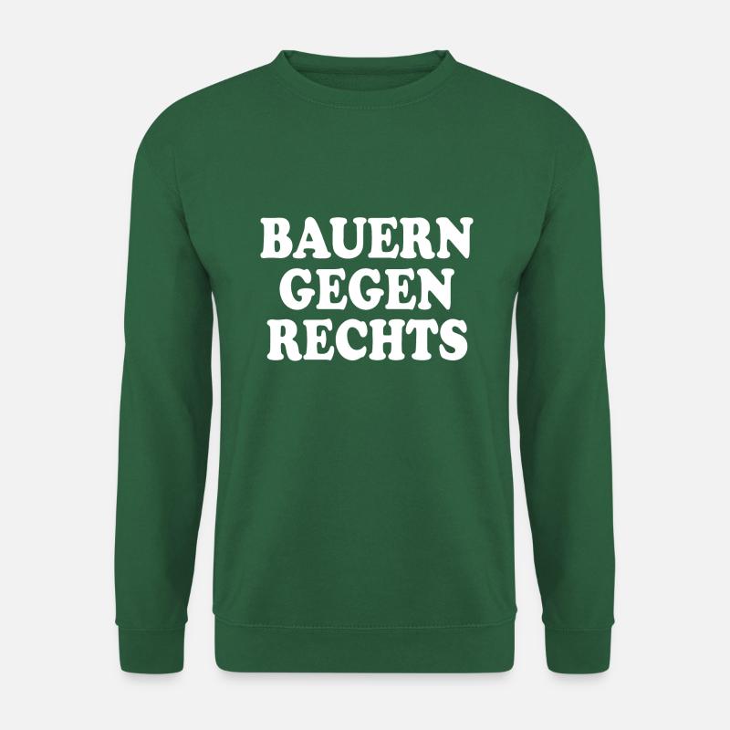 bauern gegen rechts - Unisex Pullover - Grün