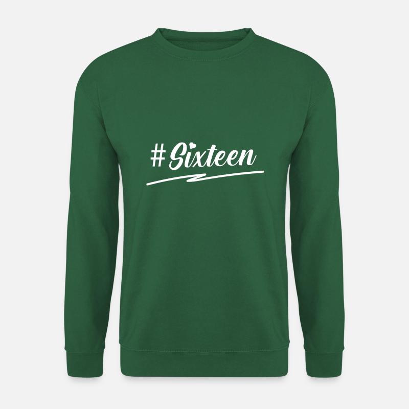 #Sixteen - Unisex Pullover - Grün