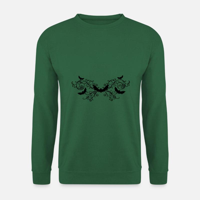 Fledermaus Halloween Fliegen - Unisex Pullover - Grün