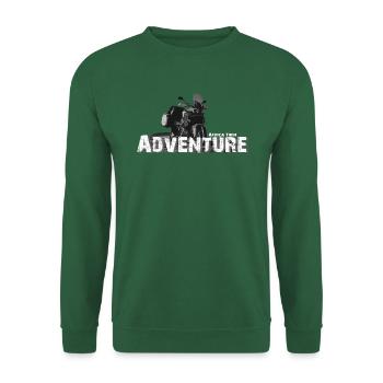 AfriqueTwin Adventure - Sweat-shirt Unisexe - vert foncé - Devant