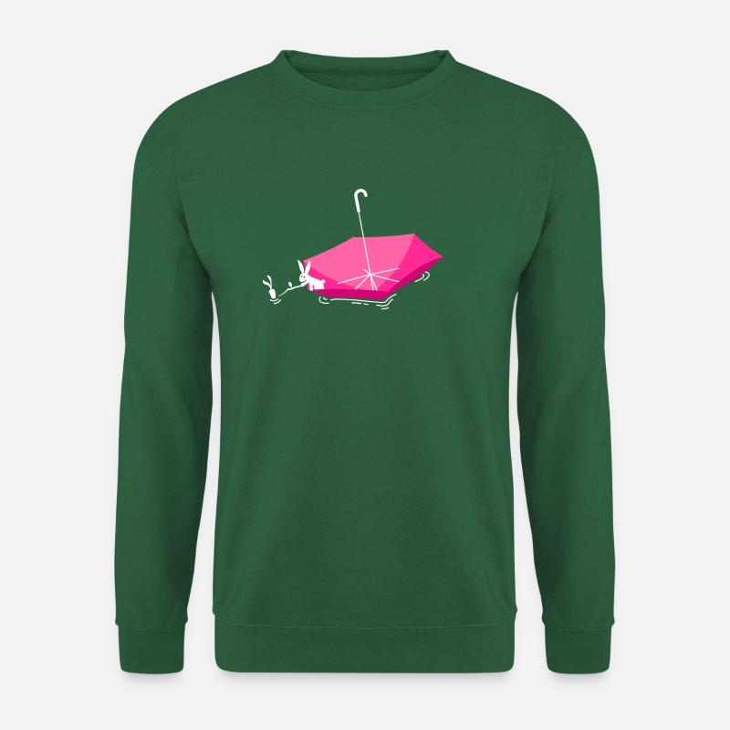 Bunny Umbrella v1 - Unisex Pullover - Grün