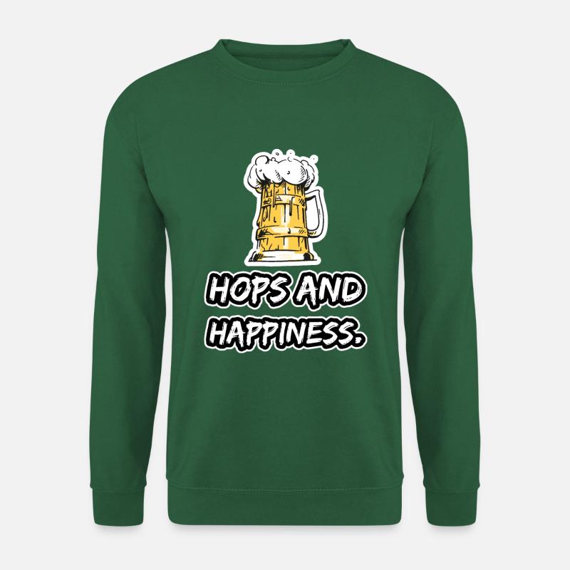 Bier Tshirt - Unisex Pullover - Grün