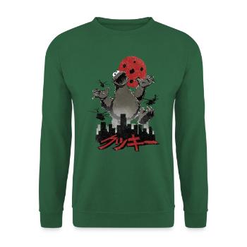 Sesame Street Cookie Monster Cookiezilla - Unisex Sweatshirt - green - Front