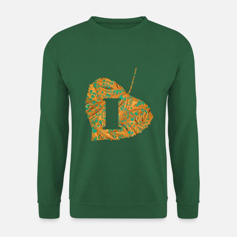 blatt e 95 i - Unisex Pullover - Grün
