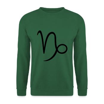 Zodiac sign Capricorn - Unisex Sweatshirt - green - Front