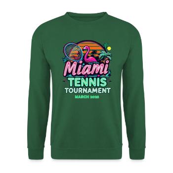 Miami 2025 Tennis Tournament USA - Unisex Pullover - Grün - Vorne