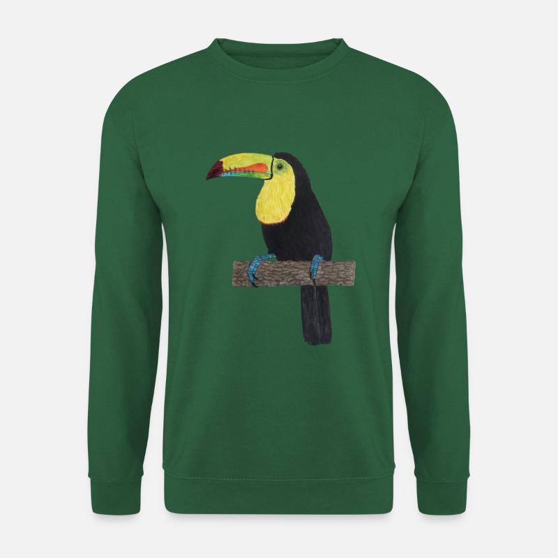 Tukan Urwald Regenwald - Unisex Pullover - Grün