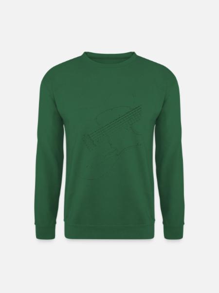 black Tele guitar - Unisex Sweatshirt - green
