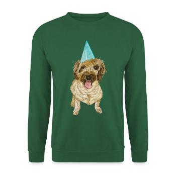 Goldendoodle Golden Retriever Doodle Birthday - Unisex Sweatshirt - green - Front