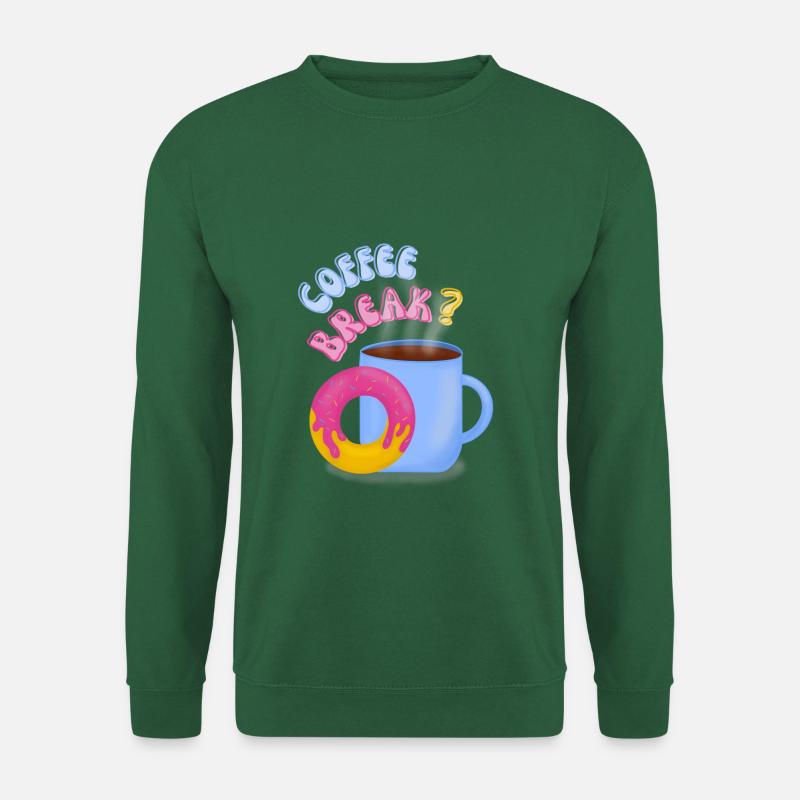 Coffee Break? - Unisex Pullover - Grün