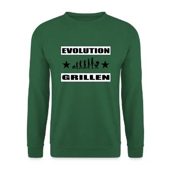 BBQ - Unisex Pullover - Grün - Vorne