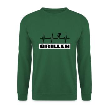 BBQ - Unisex Pullover - Grün - Vorne