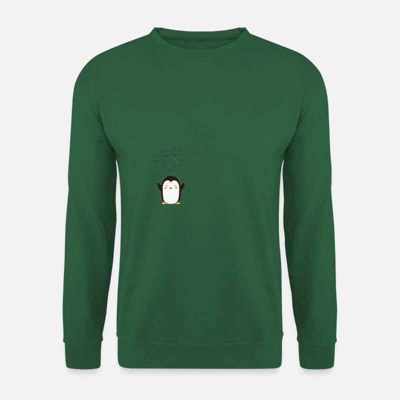 Pinguin - Unisex Pullover - Grün