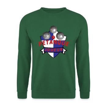 boule petanque joueur - Unisex Pullover - Grün - Vorne