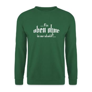 Viel zu kalt - Unisex Pullover - Grün - Vorne