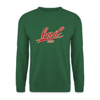 bad ass boy asshole bandit ganowe dieb mugger cap - Unisex Sweatshirt - green - Front