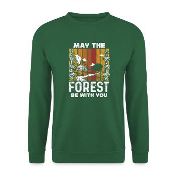 Bushcraft - May The Forest Be With You - Unisex Sweatshirt - green - Front