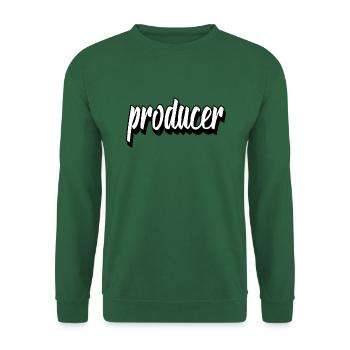 producer film producer music love maker boss - Unisex Sweatshirt - green - Front